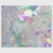 Papier Cadeau Papier à enveloppement d'angle Iridescente (Plat)
