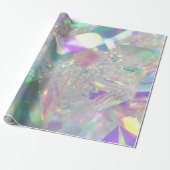 Papier Cadeau Papier à enveloppement d'angle Iridescente (Déroulé)