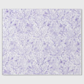 Papier Cadeau Papier à enveloppement d'aquarelle lavande (Plat)