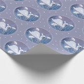 Papier Cadeau Papier à enveloppement de chansons de cygne (Coin)