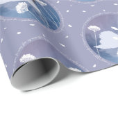 Papier Cadeau Papier à enveloppement de chansons de cygne (Coin rond)