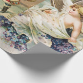 Papier Cadeau Papier à enveloppement de CHRISTMAS ANGEL COLLAGE (Coin)