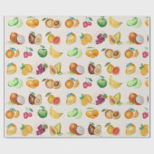 Papier Cadeau Papier à enveloppement de fruits (Plat)