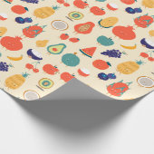 Papier Cadeau Papier à enveloppement de fruits tropicaux (Coin)