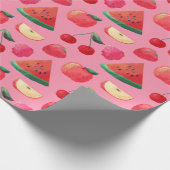 Papier Cadeau Papier à enveloppement de fruits tropicaux (Coin)