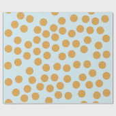 Papier Cadeau Papier à enveloppement de gaufres mignonnes (Plat)