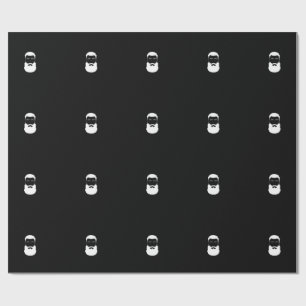 Papier Cadeau Papier à enveloppement de la barbe blanche