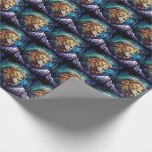 Papier Cadeau Papier à enveloppement de lion (Coin)