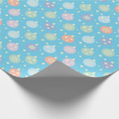 Papier Cadeau Papier à enveloppement de Noël avec boules de Noël (Coin)