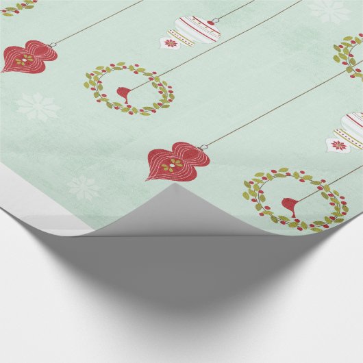 Papier Cadeau Papier à enveloppement de Noël Bales Holly (Coin)