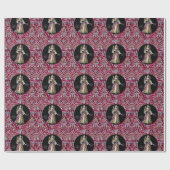 Papier Cadeau Papier à enveloppement de Noël de l'Ange de Neige  (Plat)