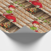 Papier Cadeau Papier à enveloppement de Noël Elf (Coin)