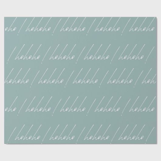 Papier Cadeau Papier à enveloppement de Noël - hoho! (Plat)