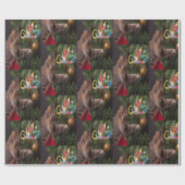 Papier Cadeau Papier à enveloppement de Noël Kitty (Plat)