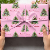 Papier Cadeau Papier à enveloppement de Noël, Noël blanc personn