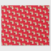 Papier Cadeau Papier à enveloppement de Noël - Petit ange (Plat)