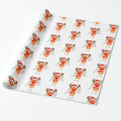 Papier Cadeau Papier à enveloppement de Noël Rudolph (Déroulé)