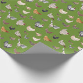 Papier Cadeau Papier à enveloppement de poulet (Coin)