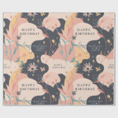 Papier Cadeau Papier à enveloppement de rêve d'anniversaire (Plat)