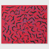 Papier Cadeau Papier à enveloppement de saison Éffrayante Hallow (Plat)