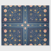 Papier Cadeau Papier à enveloppement de thème d'astrologie (Plat)