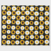 Papier Cadeau Papier à enveloppement de tournesol (Plat)