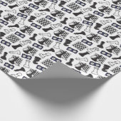 Papier Cadeau Papier à enveloppement d'échecs (Coin)