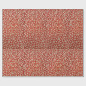 Papier Cadeau Papier à enveloppement des flocons de neige (Plat)