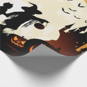 Papier Cadeau Papier à enveloppement d'Halloween (Coin)