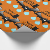 Papier Cadeau Papier à enveloppement d'Halloween, Chat (Coin)