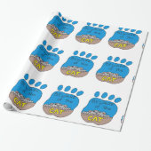 Papier Cadeau Papier à enveloppement d'Halloween, Chat (Déroulé)