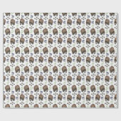 Papier Cadeau Papier à enveloppement d'ours (Plat)