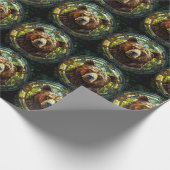 Papier Cadeau Papier à enveloppement d'ours (Coin)