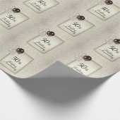 Papier Cadeau Papier à enveloppement du 50e anniversaire du Mari (Coin)