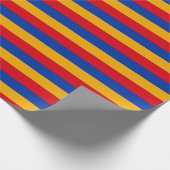 Papier Cadeau Papier à enveloppement du drapeau arménien (Coin)