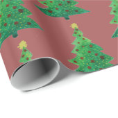 Papier Cadeau Papier à enveloppement du Nouvel An (Coin rond)