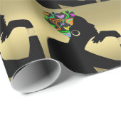 Papier Cadeau Papier à enveloppement élégant pour femme - SRF (Coin rond)