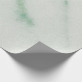 Papier Cadeau Papier à enveloppement en marbre blanc et vert (Coin)
