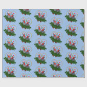 Papier Cadeau Papier à enveloppement Festif (bleu) (Plat)