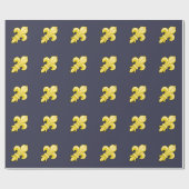 Papier Cadeau Papier à enveloppement Fleur de Lys (Plat)