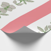 Papier Cadeau Papier à enveloppement floral (Coin)