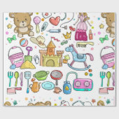 Papier Cadeau Papier à enveloppement Girlie Things (Plat)