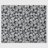 Papier Cadeau Papier à enveloppement gothique déplaisant (Plat)