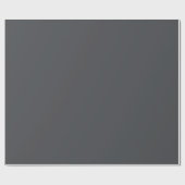 Papier Cadeau Papier à enveloppement gris foncé (Plat)