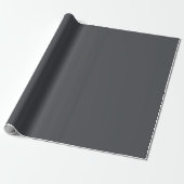 Papier Cadeau Papier à enveloppement gris foncé (Déroulé)