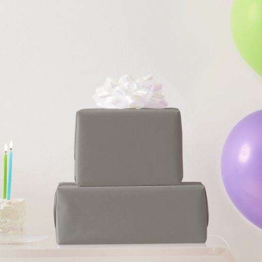 Papier Cadeau Papier à enveloppement gris pierre (Cadeaux de fête)