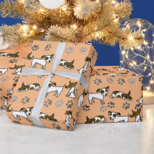 Papier Cadeau Papier à enveloppement Jack Russell