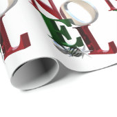 Papier Cadeau Papier à enveloppement Joyeux Noel, Joyeux Noël (Coin rond)