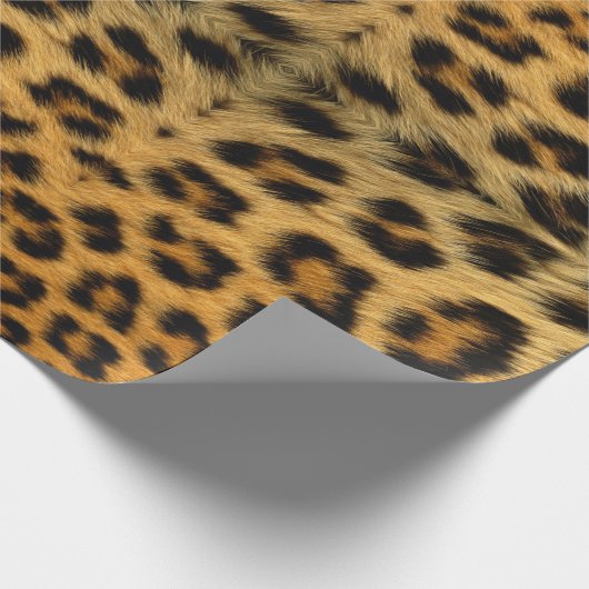 Papier Cadeau Papier à enveloppement léopard (Coin)