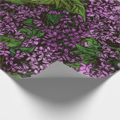 Papier Cadeau Papier à enveloppement Lilac Fleurs (Coin)
